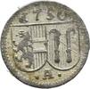 Salzburg, Bistum Einseitiger Pfennig Andreas Jakob v. Dietrichstein, 1747-1753 -