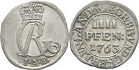 4 Pfennige 1763 Braunschweig Calenberg Hannover Georg III., 1760-1820 ss