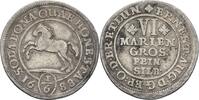 Braunschweig Calenberg Hannover 1/6 Taler Ernst August seit 1662 Bischof von Osnabrück 1679-1698 -