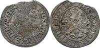 Schlesien Württemberg Öls 3 Kreuzer Sylvius Friedrich, 1668-1697 -