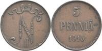 Russland Finnland 5 Pennia Nikolaus II., 1894-1917 -