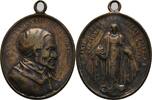 Frankreich ovale Medaille Vincent de Paul -