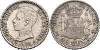 Spanien 50 Centimos Alfonso XIII., 1886-1931 -