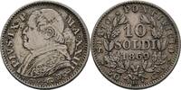 Vatikan Rom 10 Soldi Pius IX., 1846-1878 -