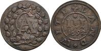 Mecklenburg Güstrow 3 Pfennige Gustav Adolf, 1636-1695 -