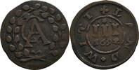 Mecklenburg Güstrow 3 Pfennige Gustav Adolf, 1636-1695 -