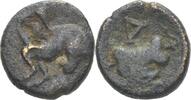 Pamphylien Aspendos Bronze mit Gegenstempel -