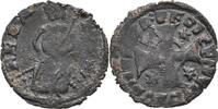 Ungarn geringhaltiger Denar Bela IV., 1235-1270 -
