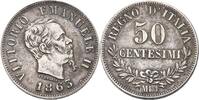 Italien Milano 50 Centesimi Viktor Emanuel II., 1861-1878 -