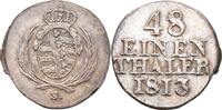 Sachsen 1/48 Taler Friedrich August III./I., 1763-1827 -