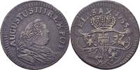 Polen Groschen Friedrich August von Sachsen, 1733-1763 -