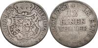 Sachsen Leipzig 1/12 Taler Friedrich Christian 1763 -