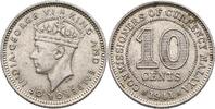 Malaya 10 Cents George VI., 1936-1952 -