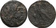 Ägypten Alexandria Salamis ? Bronze mit Gegenstempel Ptolemaios VI. Philometor -