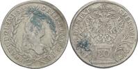 RDR Böhmen Prag 20 Kreuzer Franz I., 1745-1765 -