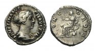 RÖMISCHE KAISERZEIT Denar Faustina minor, 147 - 176.