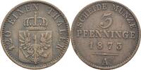Preussen 3 Pfennig Wilhelm I -