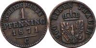 Preußen 1 Pfennig Wilhelm I., 1861 - 1888, Frankfurt -