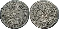 RDR Ungarn Preßburg 3 Kreuzer Joseph I., 1705-171I -