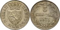 Nassau 3 Kreuzer Wilhelm, 1816-1839 -
