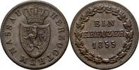 Nassau 1 Kreuzer Adolph 1839-1866 -