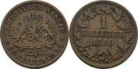 Nassau 1 Kreuzer Adolph 1839-1866 -