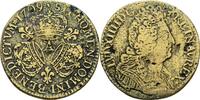 Frankreich Bronze Abschlag 1/2 Ecu -