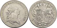 Brandenburg Ansbach Taler 1769 Christian Friedrich Karl Alexander, 1757-1791. Justiert, ss