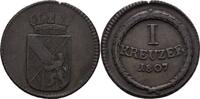Baden 1 Kreuzer Karl Friedrich 1806-1811 -