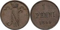 Russland Finnland 1 Penni Nikolaus II., 1894-1917 -