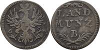 Brandenburg-Bayreuth 6 Pfennige 1757 - 1758 Friedrich 1735-1763 ss