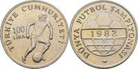 Türkei 100 Lira Fußball WM 1982 - Spanien -
