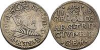 Polen Riga Dreigröscher Trojak Sigismund III. 1587-1632 -