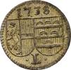 Salzburg Einseitiger Pfennig Leopold Anton v. Firmian 1727-1744 -