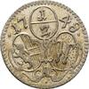 Salzburg Einseitiger 1/2 Kreuzer Andreas Jakob von Dietrichstein (1747 - 1753) -