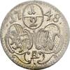 Salzburg Einseitiger 1/2 Kreuzer Andreas Jakob von Dietrichstein (1747 - 1753) -