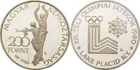 Ungarn 200 Forint Olympiade Lake Placid -