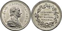 Schweiz Zürich Medaille Lavater, Johann Caspar +1741, +1801, -