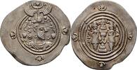 Sasaniden Drachme Xusro II., 590-628. -