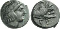Thrakien Phagrai Bronze Kleinbronze, 1. Hälfte 4. Jh. v. Chr -