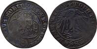 Brandenburg Ansbach Schwabach 1/2 Schilling Friedrich IV. der Ältere 1495-1515 -