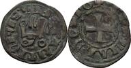 Kreuzfahrer Epirus Korfu Denier Philippe de Taranto (1294-1313). -