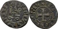 Kreuzfahrer Epirus Korfu Denier Philippe de Taranto (1294-1313). -