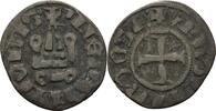 Kreuzfahrer Epirus Korfu Denier Philippe de Taranto (1294-1313). -