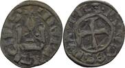 Kreuzfahrer Epirus Korfu Denier Philippe de Taranto (1294-1313). -