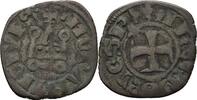Kreuzfahrer Epirus Korfu Denier Philippe de Taranto (1294-1313). -