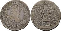 RDR Böhmen Prag 20 Kreuzer Franz I., 1745-1765 -