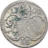 Salzburg, Bistum 1/2 Einseitiger Kreuzer Johann Ernst von Thun und Hohenstein, 1687-1709 -