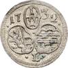 Salzburg Einseitiger 1/2 Kreuzer Leopold Anton Eleutherius von Firmian 1727-1744. -