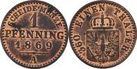 Preußen Berlin Pfennig Wilhelm I., 1861-1888 -